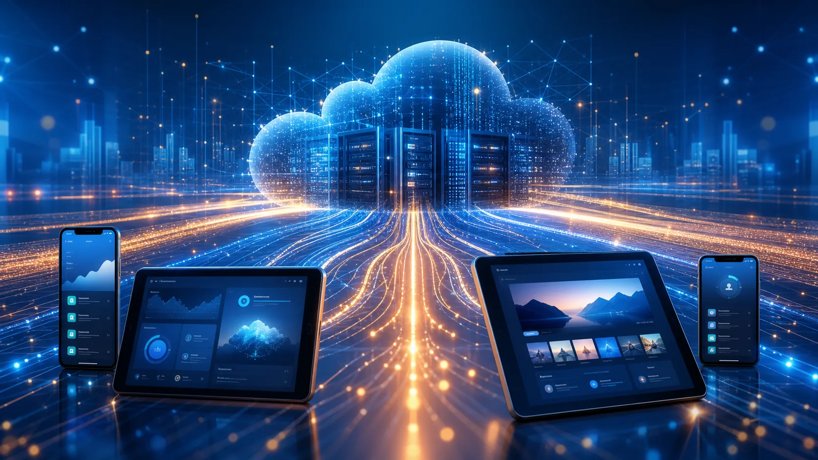 AI powered cloud and mobile app ecosystem