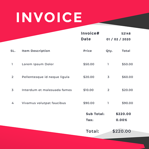 Easy Invoice Maker app icon