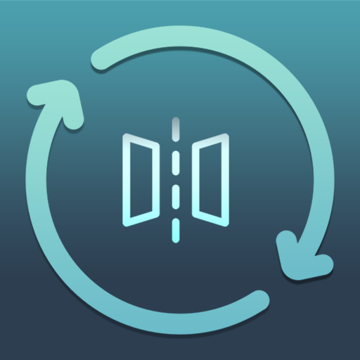 Video and image rotator app icon