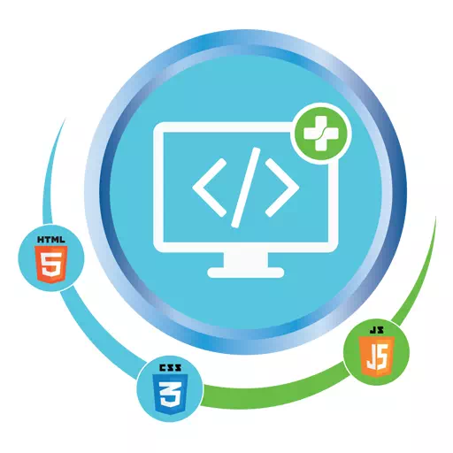 HTML Code Play plus app icon