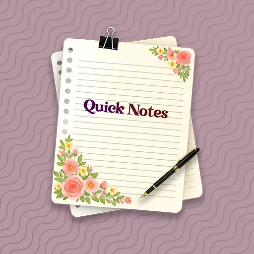 Quick note - One page note app icon