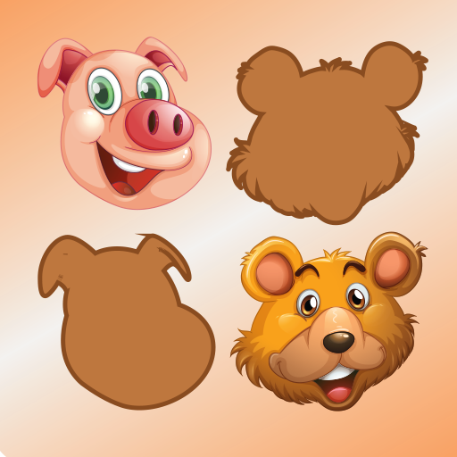 Match shadow for kids puzzle app icon