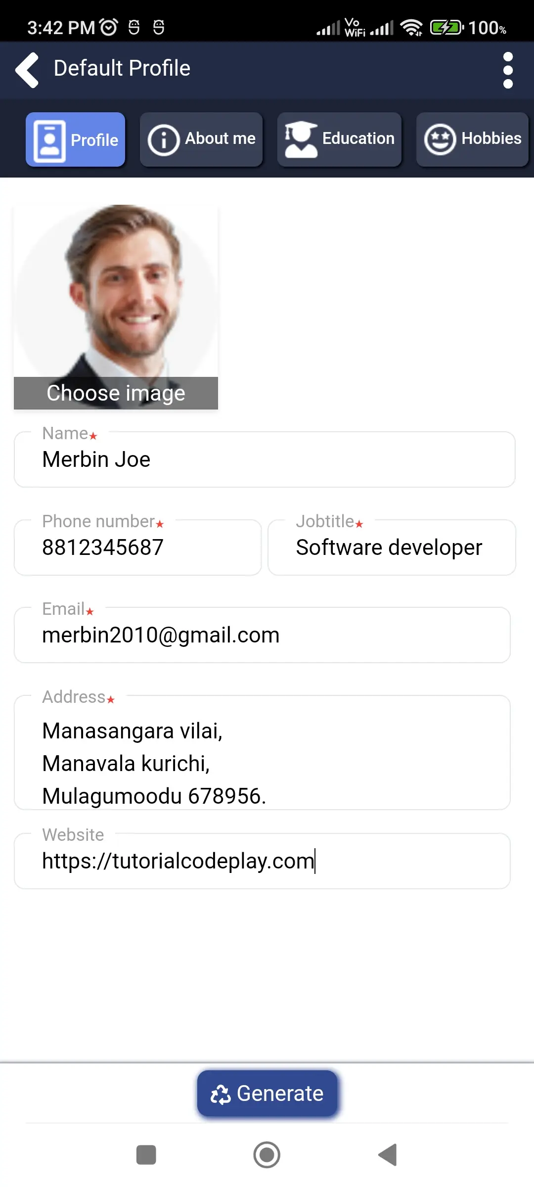 Resume maker - CV builder app screenshot 5 for Android & iOS