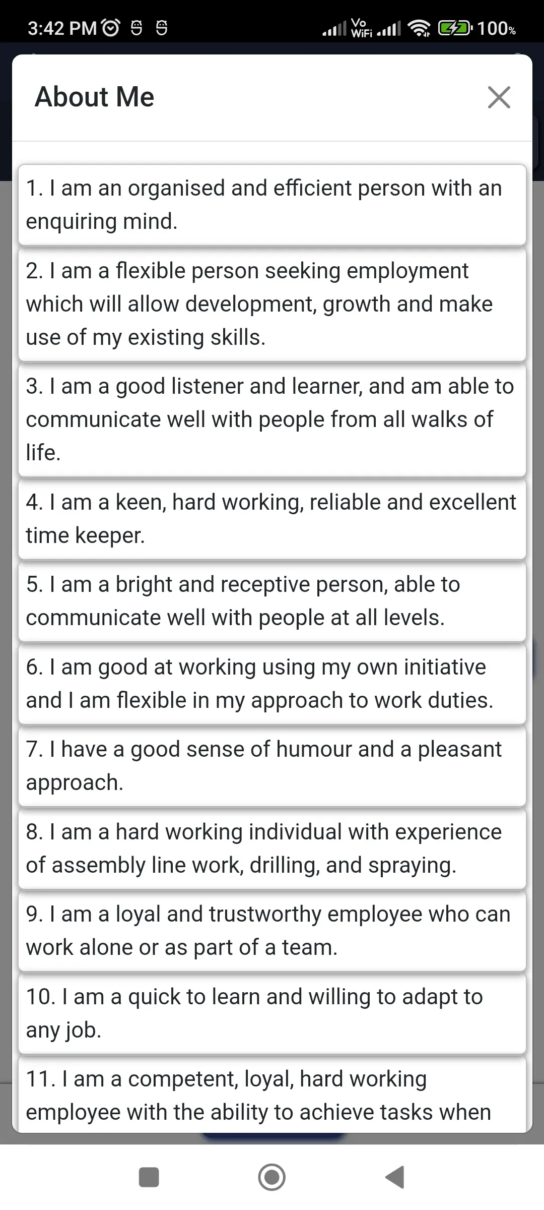 Resume maker - CV builder app screenshot 6 for Android & iOS