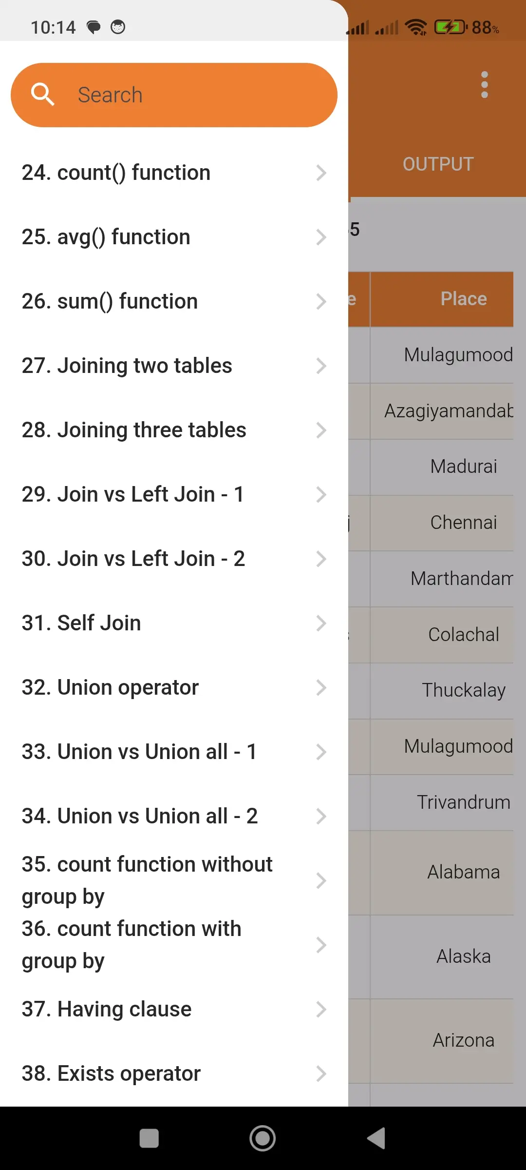 SQL Code Play app screenshot 4 for Android & iOS