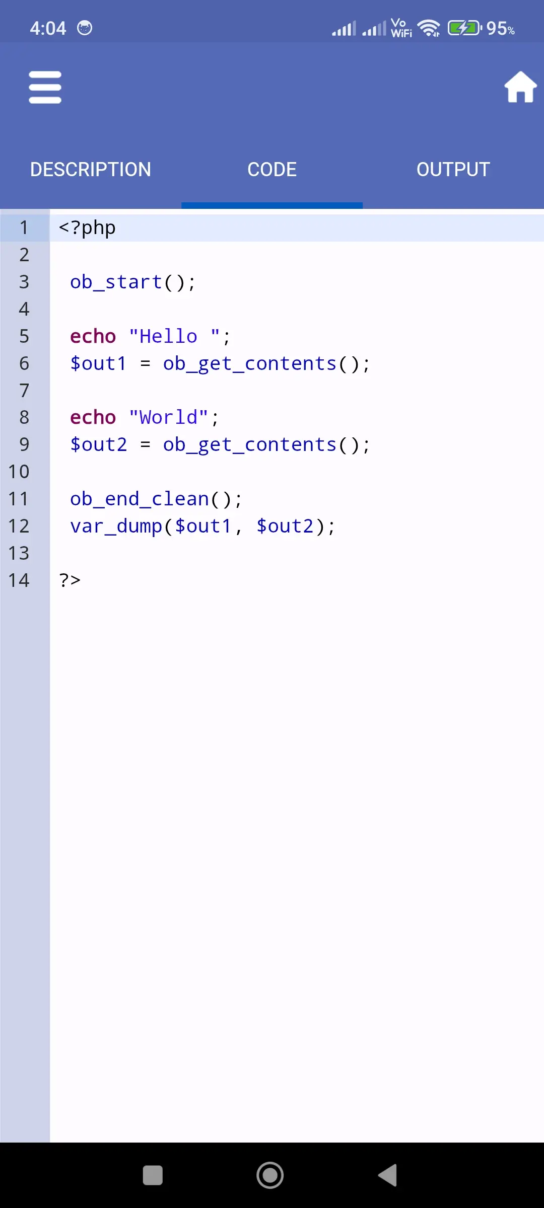 PHP Code Play app screenshot 8 for Android & iOS